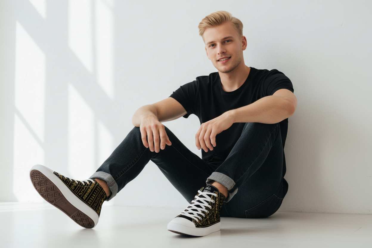 Ikal Men’s high top shoes