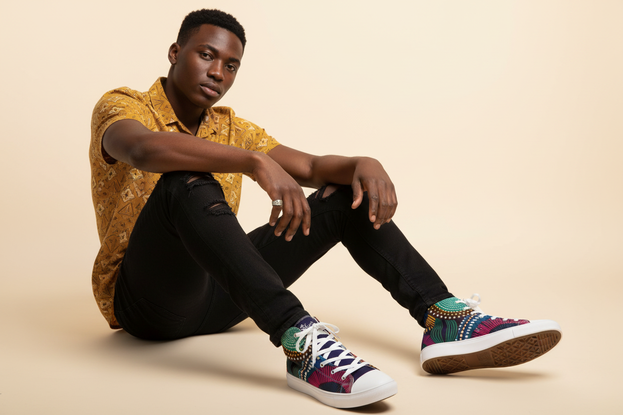 Dunia Men’s high top shoes